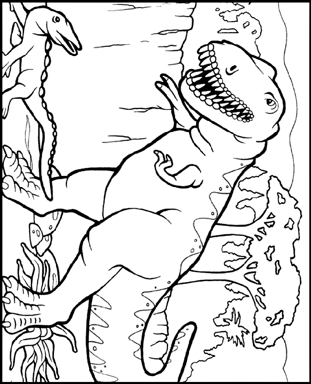 Tyrannosaurus Rex coloring #18, Download drawings