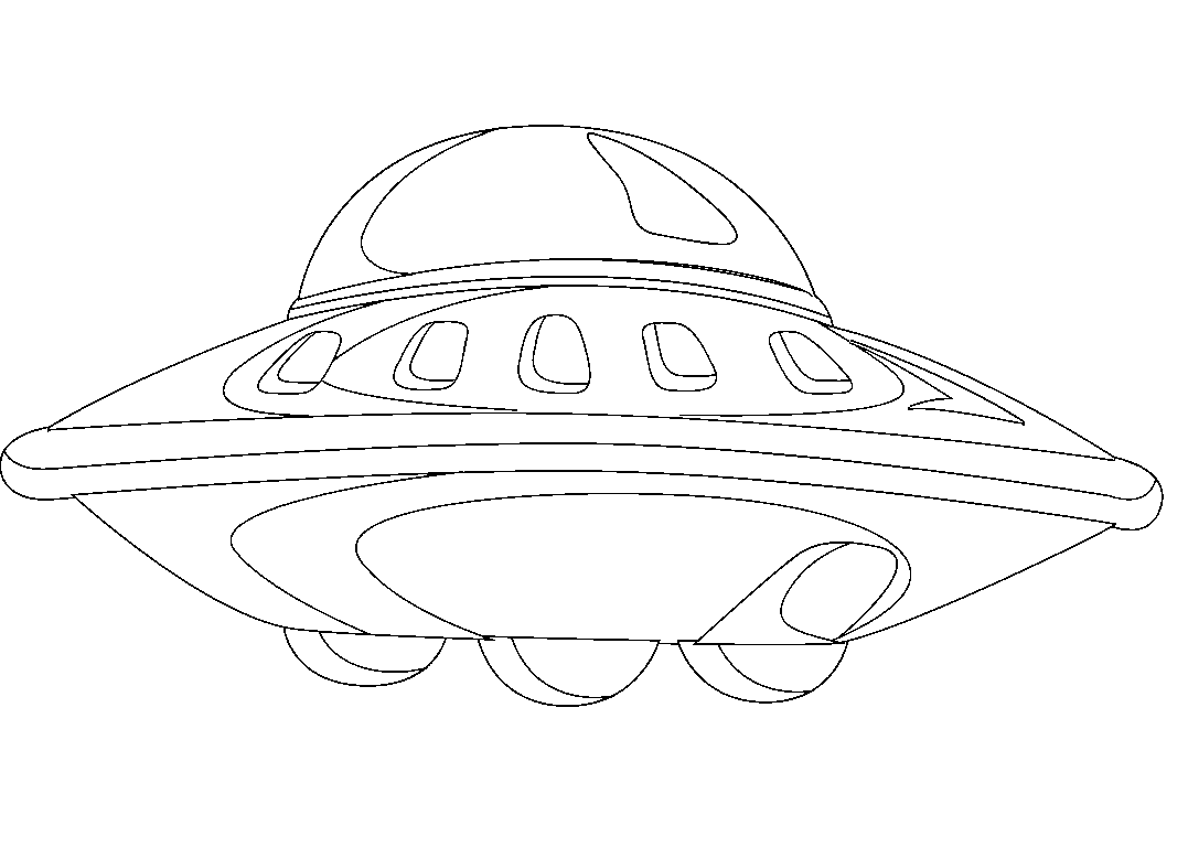 UFO coloring #10, Download drawings
