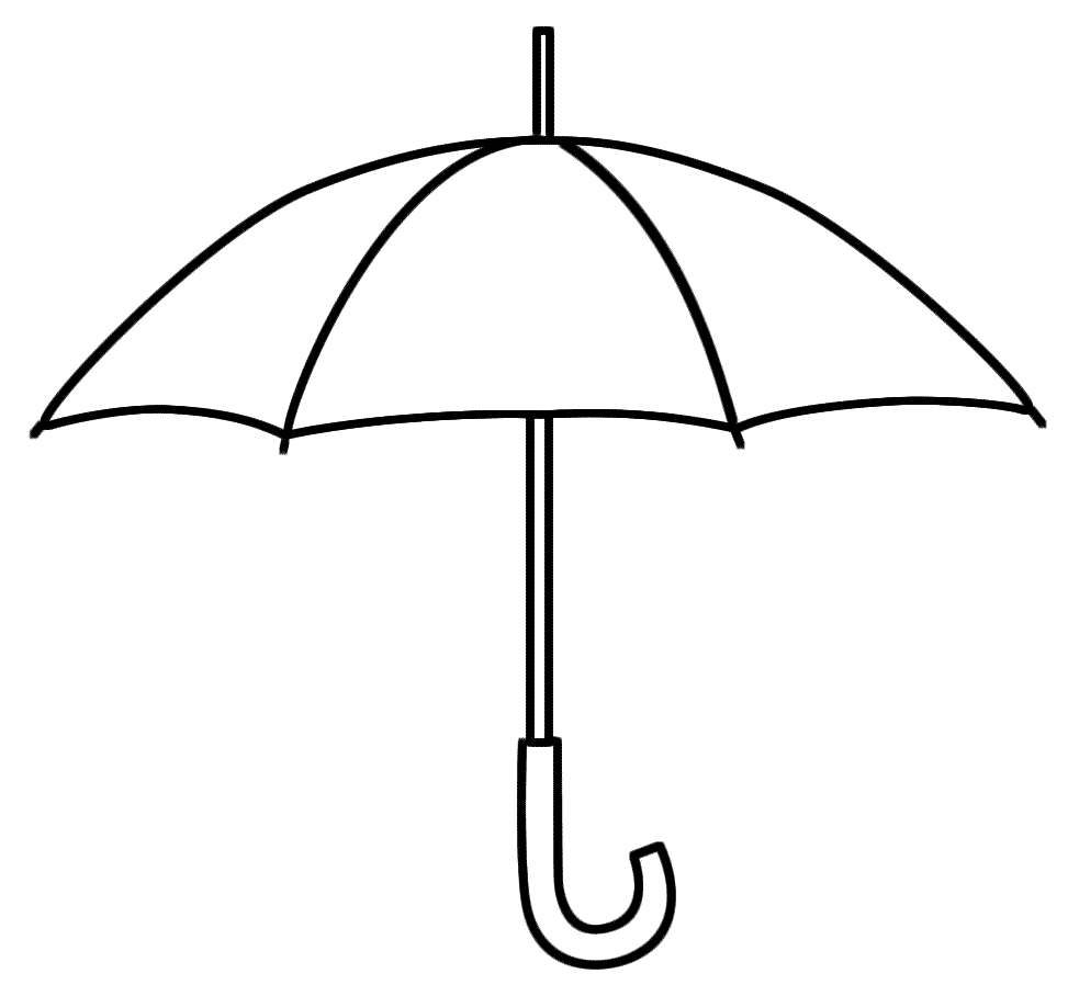 Umbrella coloring #20, Download drawings