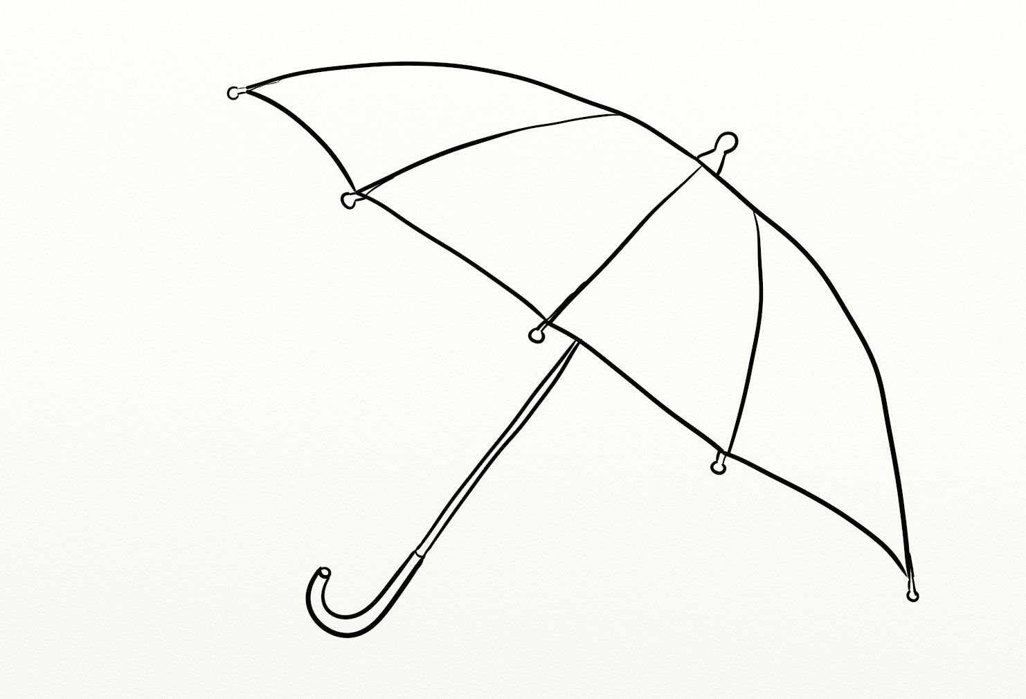 Umbrella coloring #2, Download drawings