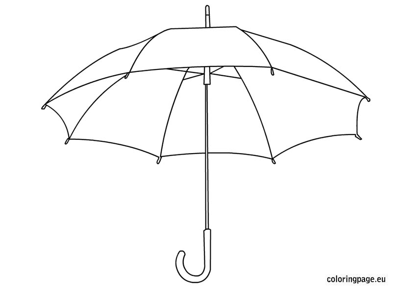 Umbrella coloring #16, Download drawings