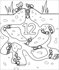 Underground coloring #15, Download drawings