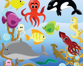 Underwater clipart #9, Download drawings