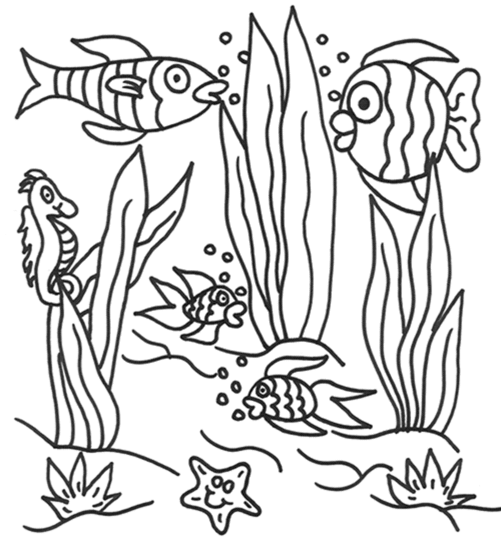 Underwater coloring #9, Download drawings