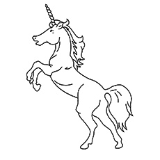 Unicorn coloring #15, Download drawings