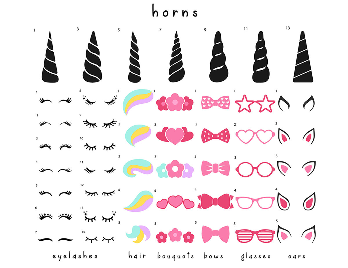 unicorn ears svg #913, Download drawings