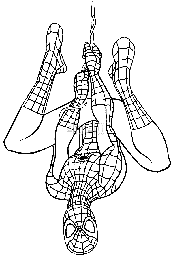Spider-Man coloring #5, Download drawings