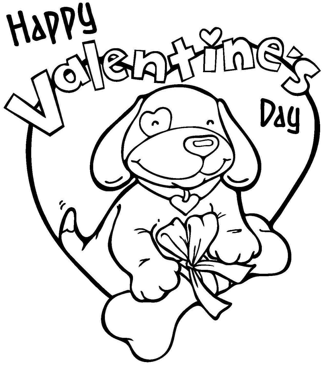 Valentine's Day coloring #2, Download drawings