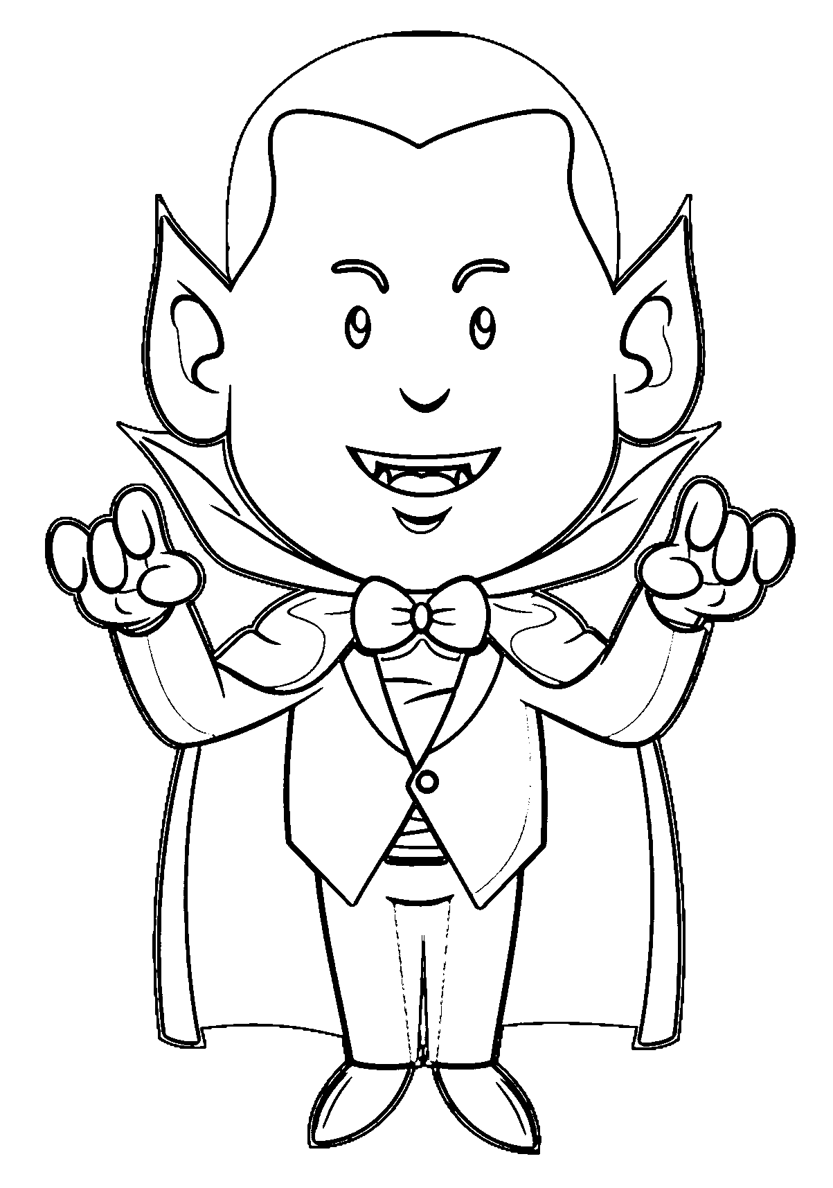 Halloween Coloring Pages Vampire Boringpop