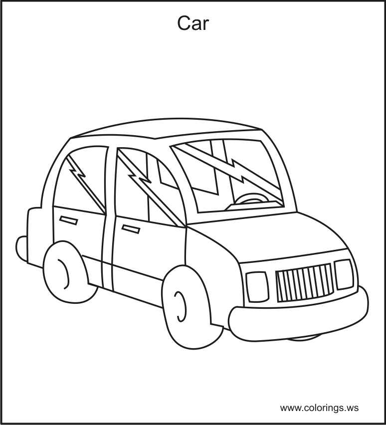 Vehicle coloring #2, Download drawings