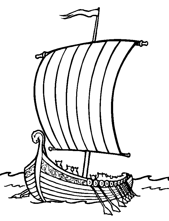 Viking Ship coloring #13, Download drawings