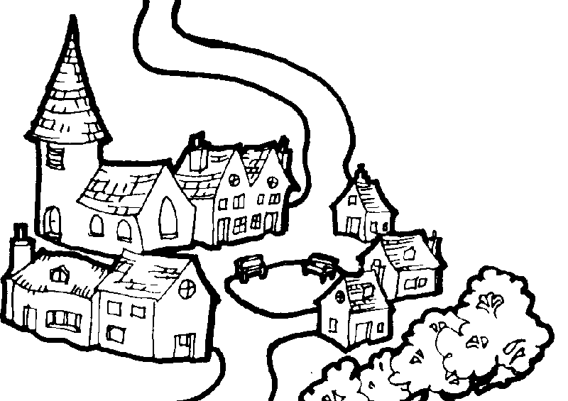 Village clipart #1, Download drawings