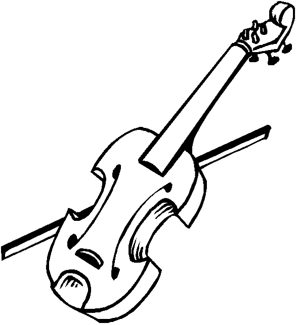 Violin coloring #15, Download drawings