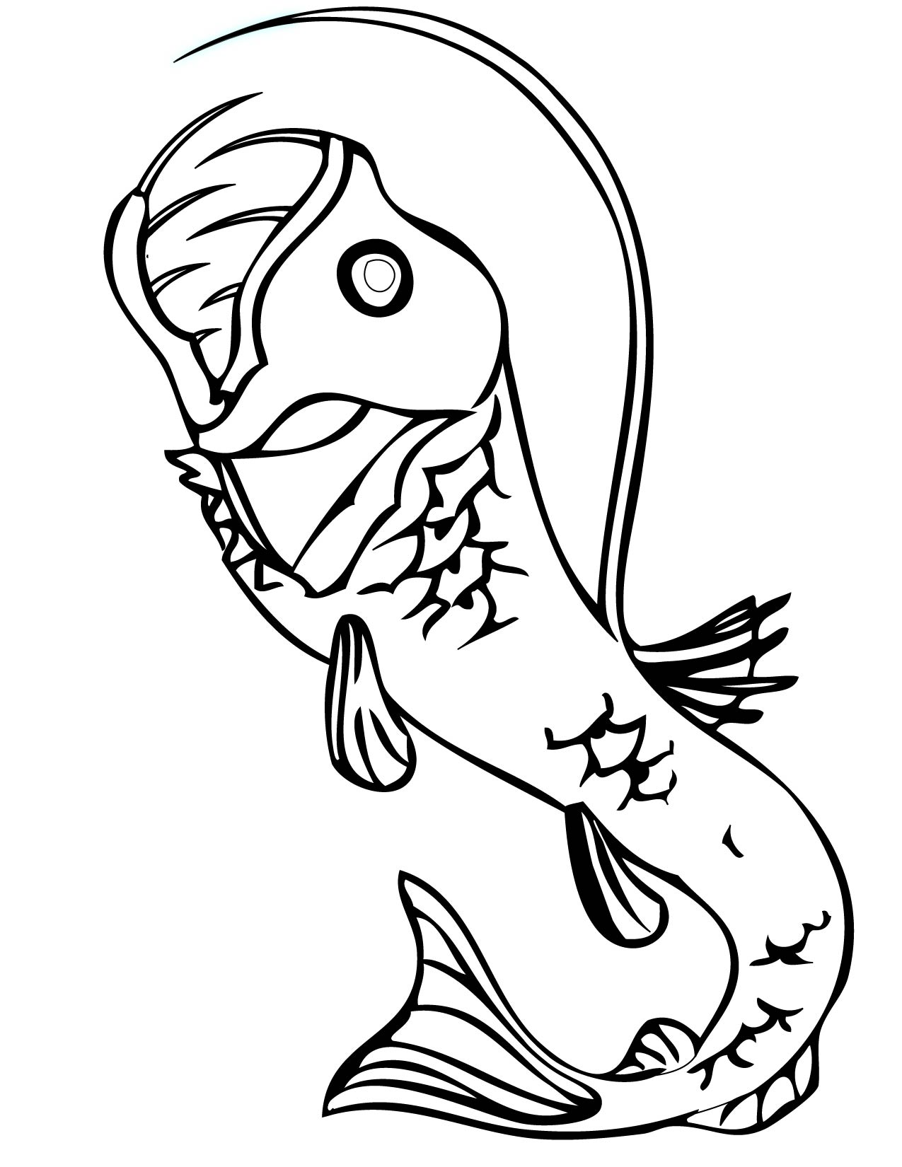 Viperfish coloring #12, Download drawings