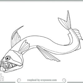 Viperfish coloring #17, Download drawings