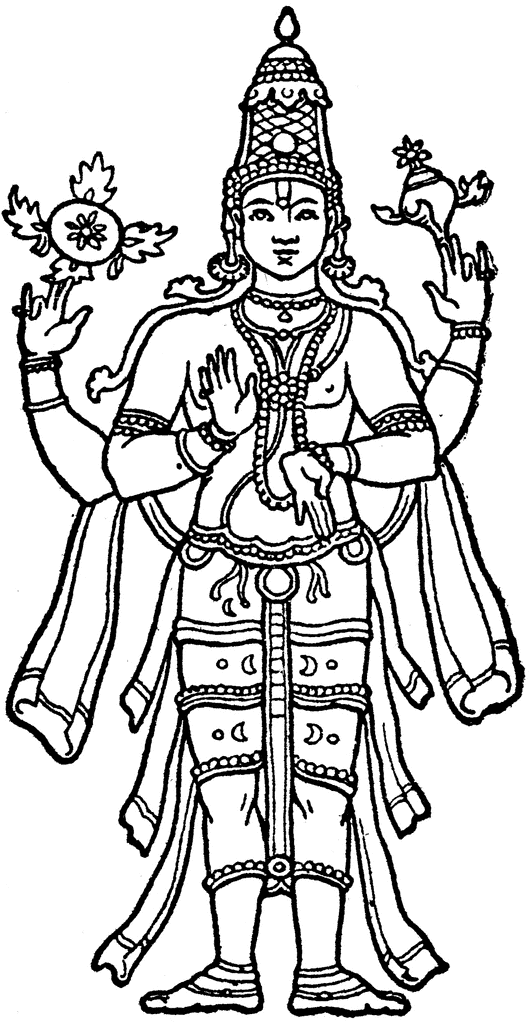 Vishnu clipart #7, Download drawings