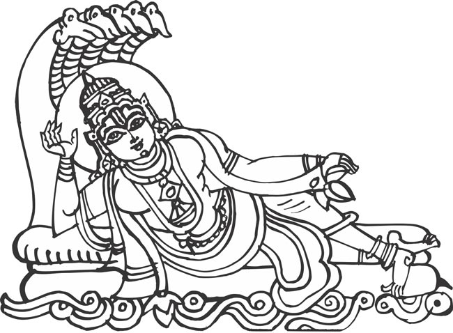 Vishnu clipart #13, Download drawings