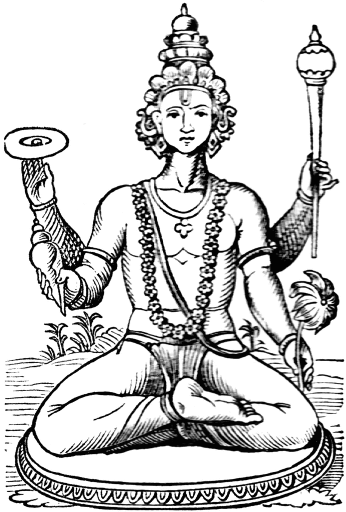 Vishnu clipart #5, Download drawings