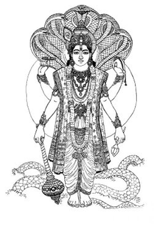 Vishnu clipart #17, Download drawings