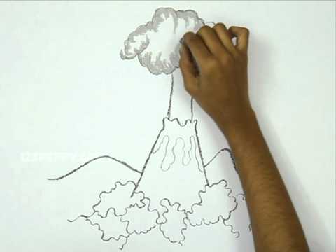 Volcanic Island coloring #7, Download drawings