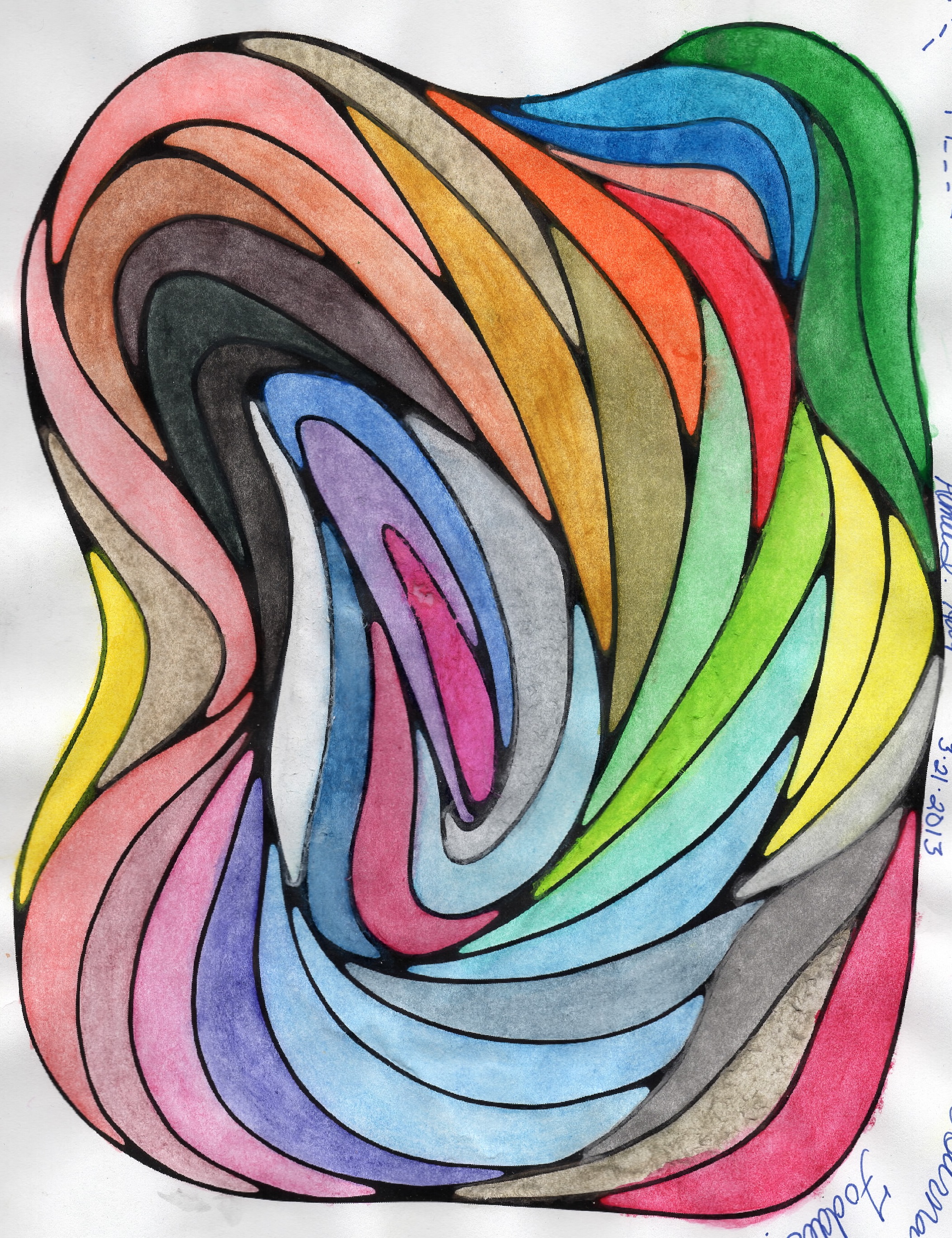 Vortex coloring #4, Download drawings