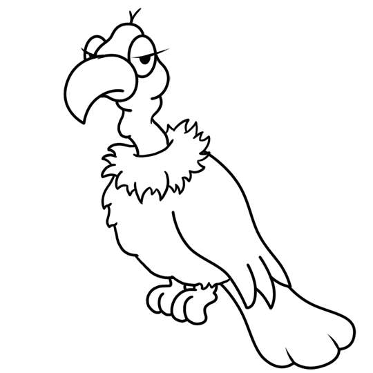 Vulture coloring #16, Download drawings