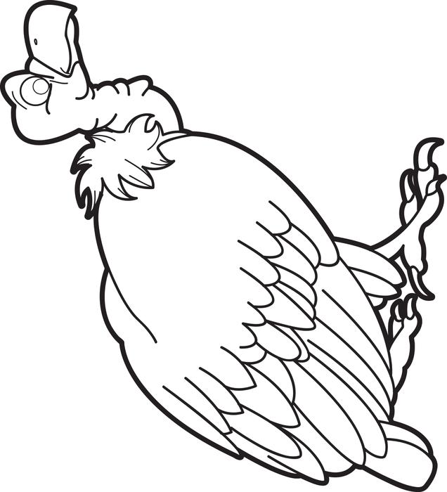Vulture coloring #18, Download drawings