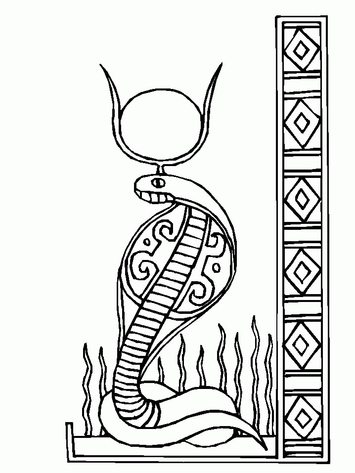 Wadjet (Deity) coloring #14, Download drawings