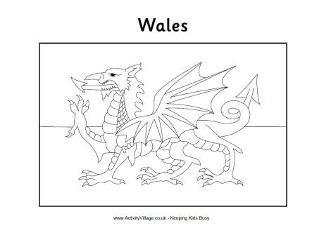Wales coloring #16, Download drawings