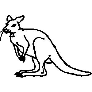 Wallaby clipart #18, Download drawings
