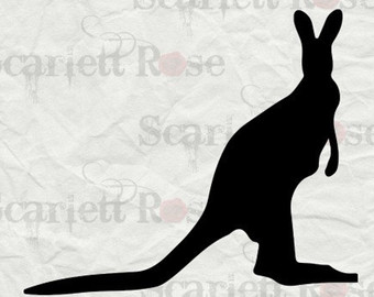 Wallaby svg #1, Download drawings