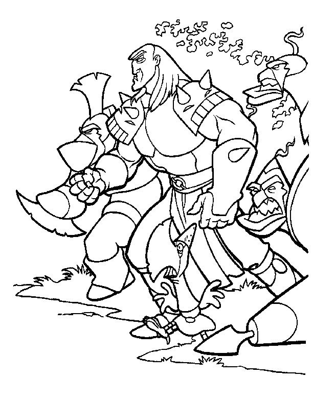 Warrior coloring #2, Download drawings