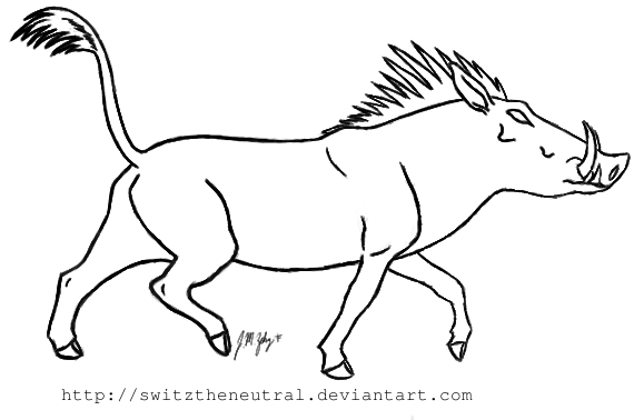 Warthog coloring #17, Download drawings
