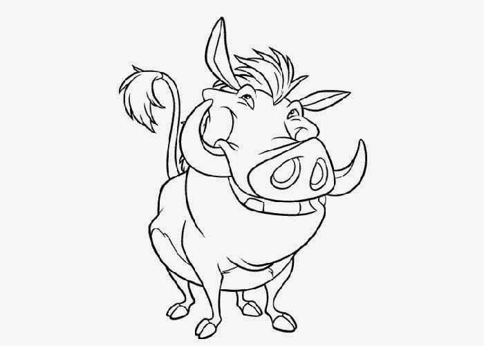 Warthog coloring #3, Download drawings