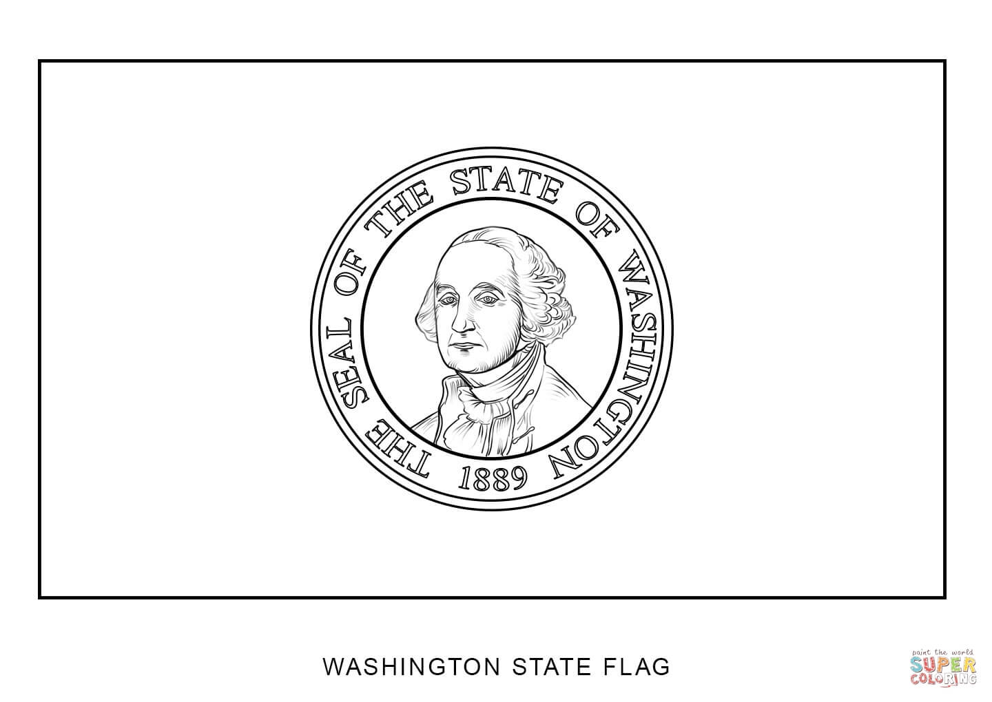 Washington State coloring #5, Download drawings