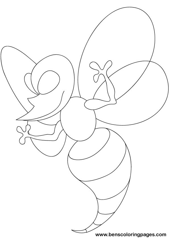 Wasp coloring #6, Download drawings