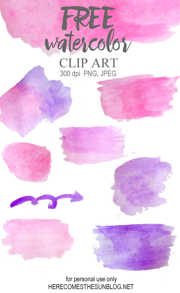 Watercolor clipart #18, Download drawings