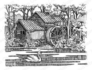 Watermill coloring #5, Download drawings