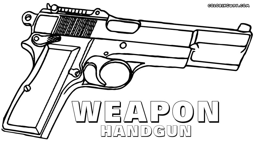 Weapon coloring #20, Download drawings