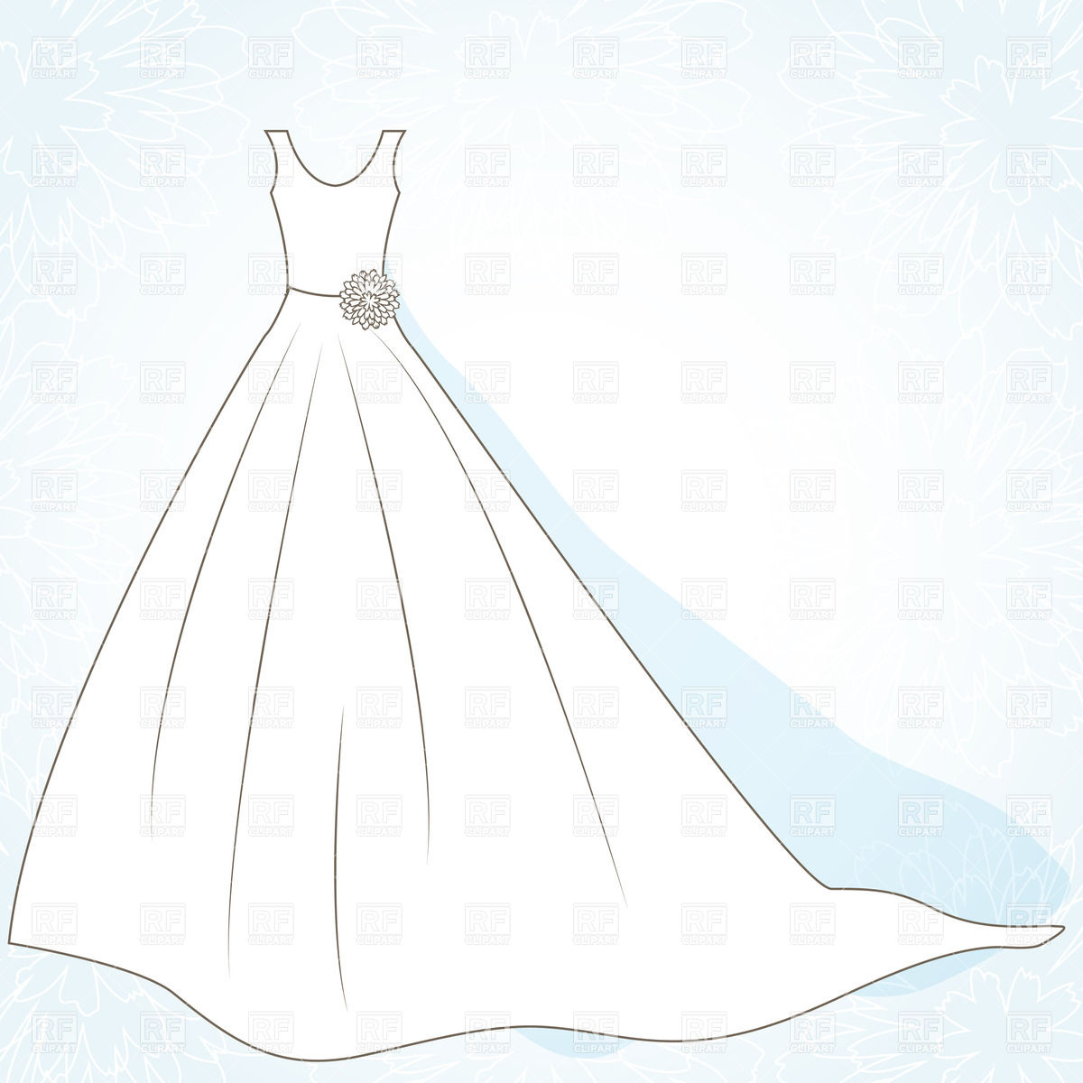 Wedding Dress clipart #7, Download drawings