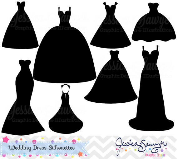 Wedding Dress clipart #4, Download drawings