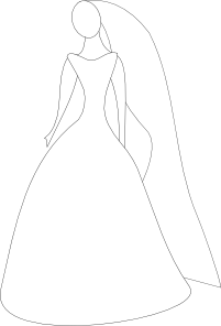 Wedding Dress svg #1, Download drawings
