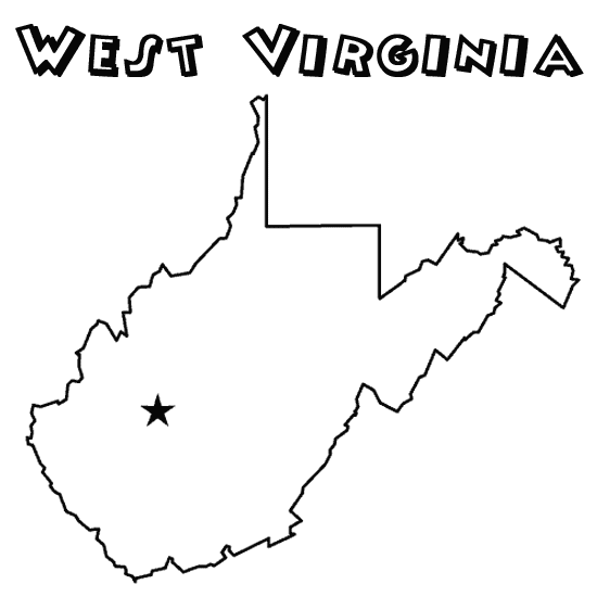 West Virginia coloring #17, Download drawings