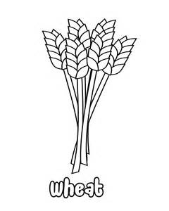 Wheat coloring #11, Download drawings