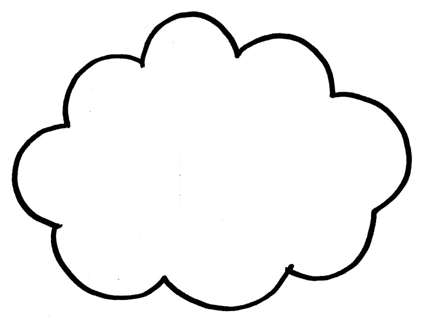 Cloud coloring #13, Download drawings