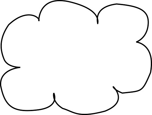 White Cloud clipart #2, Download drawings