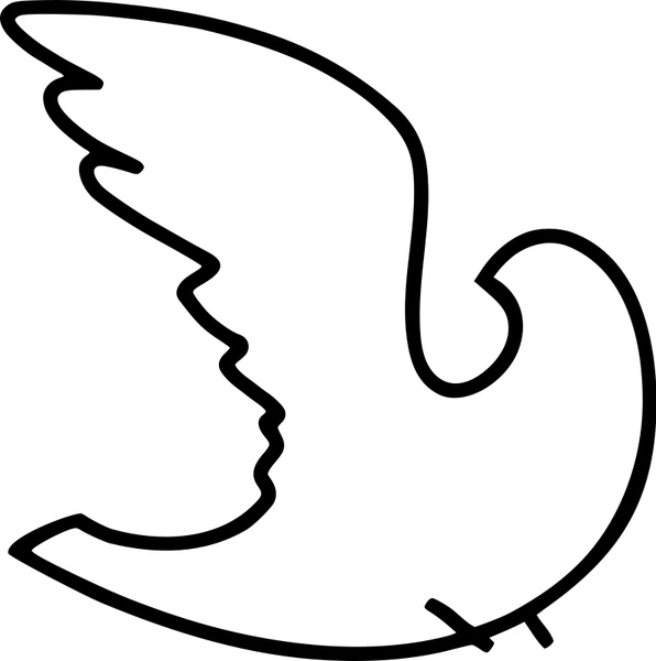 White Dove svg #13, Download drawings