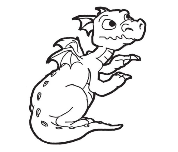 White Dragon clipart #11, Download drawings