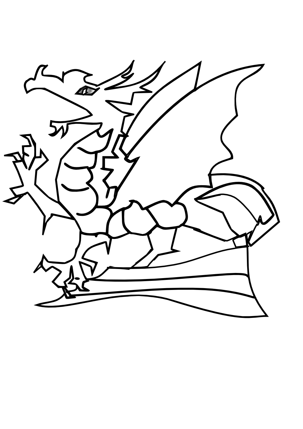 White Dragon clipart #8, Download drawings