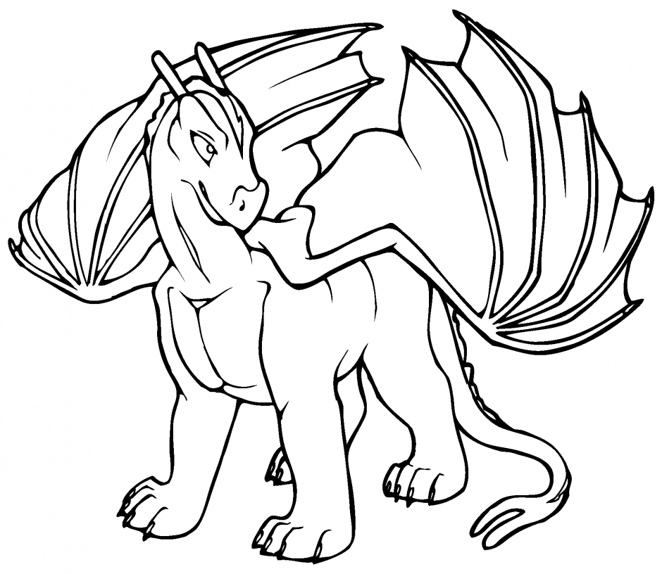 White Dragon clipart #3, Download drawings